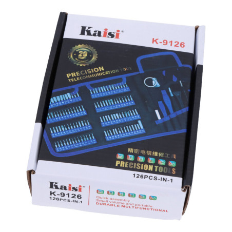Kit outils et tournevis 126 pièces réparation smartphone