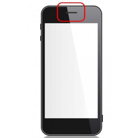 Grille anti-poussière écouteur vitre tactile écran iPhone 6 6S Plus