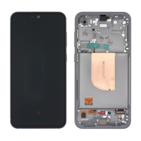 Ecran + Chassis Noir Graphite Samsung S23 FE OFFICIEL S711 GH82-32855B