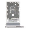 Tiroir double SIM argent blanc Samsung Galaxy S25 / S25+
