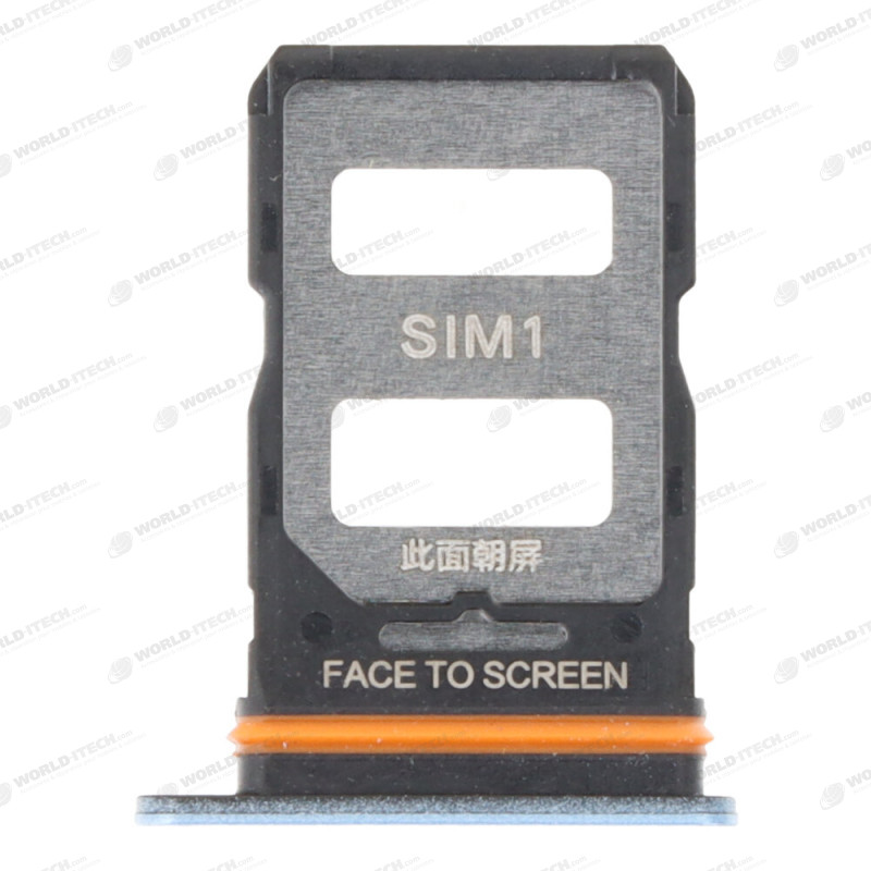 Tiroir double SIM bleu Xiaomi 11T Pro