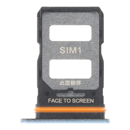 Tiroir double SIM bleu Xiaomi 11T Pro