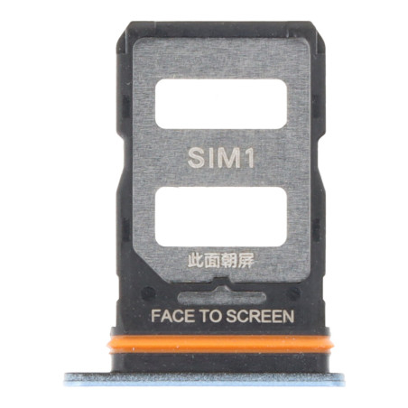 Tiroir double SIM bleu Xiaomi 11T Pro