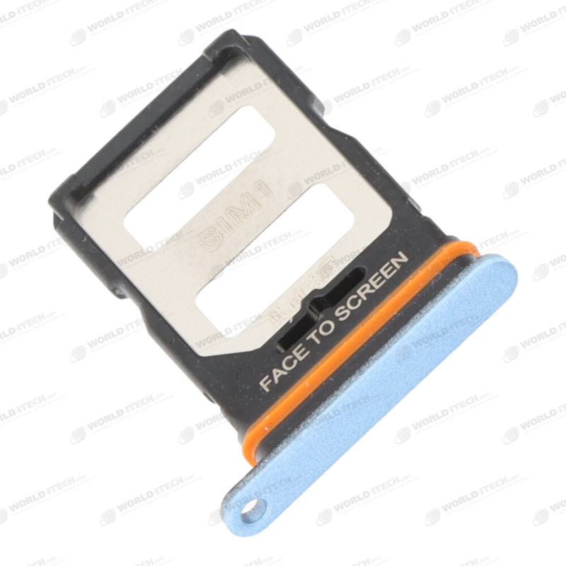 Tiroir double SIM bleu Xiaomi 11T Pro