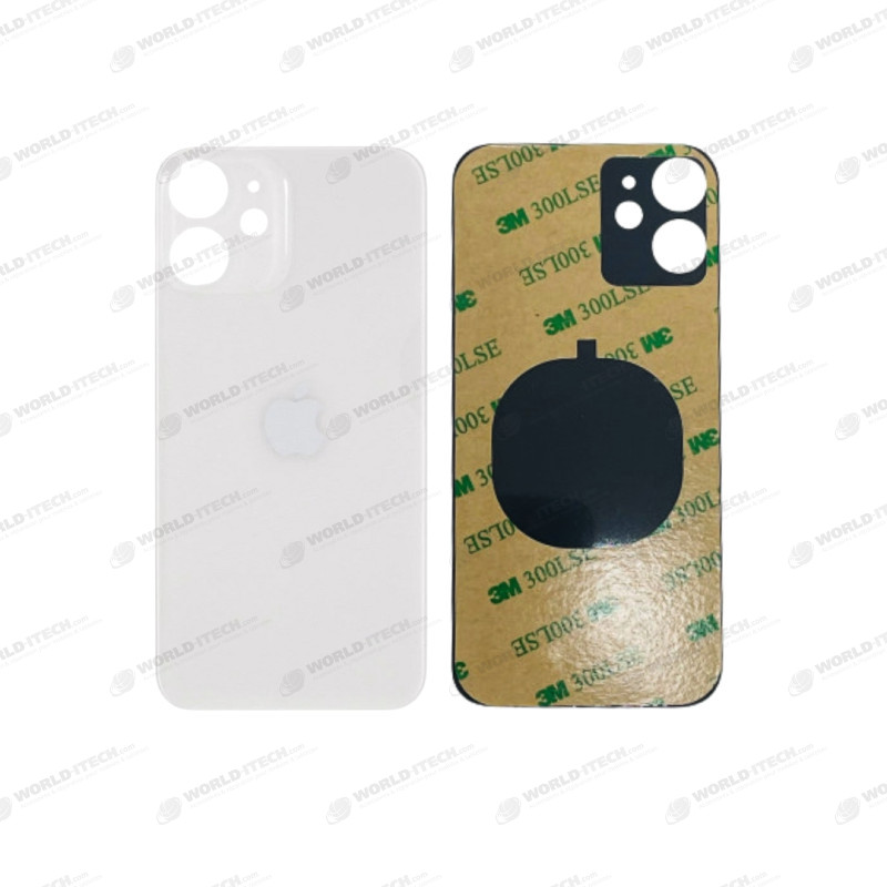 Vitre face arrière avec adhésif iPhone 12 Mini qualité origine