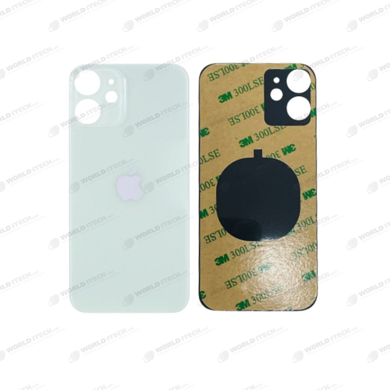 Vitre face arrière avec adhésif iPhone 12 Mini qualité origine