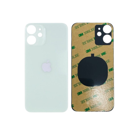 Vitre face arrière avec adhésif iPhone 12 Mini qualité origine