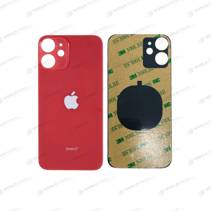 Vitre face arrière avec adhésif iPhone 12 Mini qualité origine