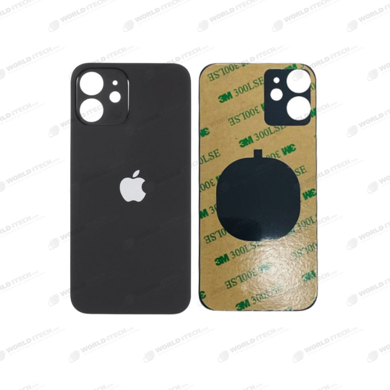 Vitre face arrière avec adhésif iPhone 12 Mini qualité origine