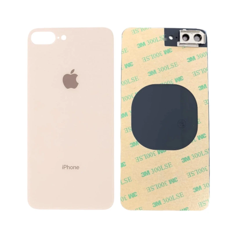 Vitre face arrière OR avec adhésif iPhone 8 Plus qualité origine