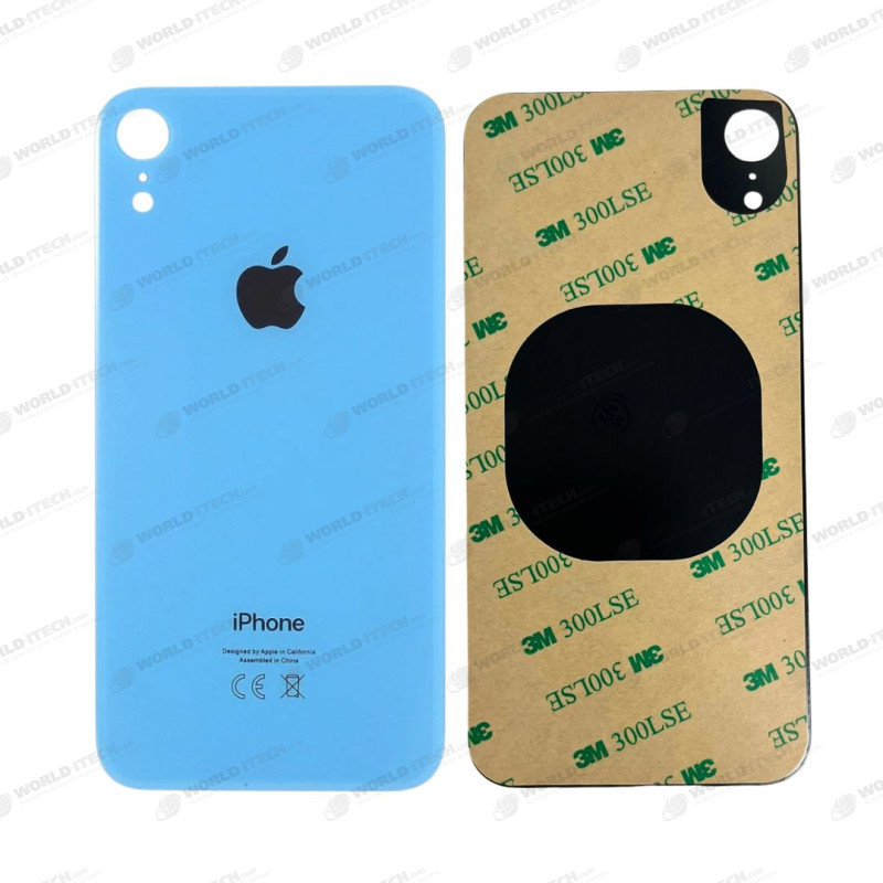 Vitre face arrière avec adhésif iPhone XR qualité origine