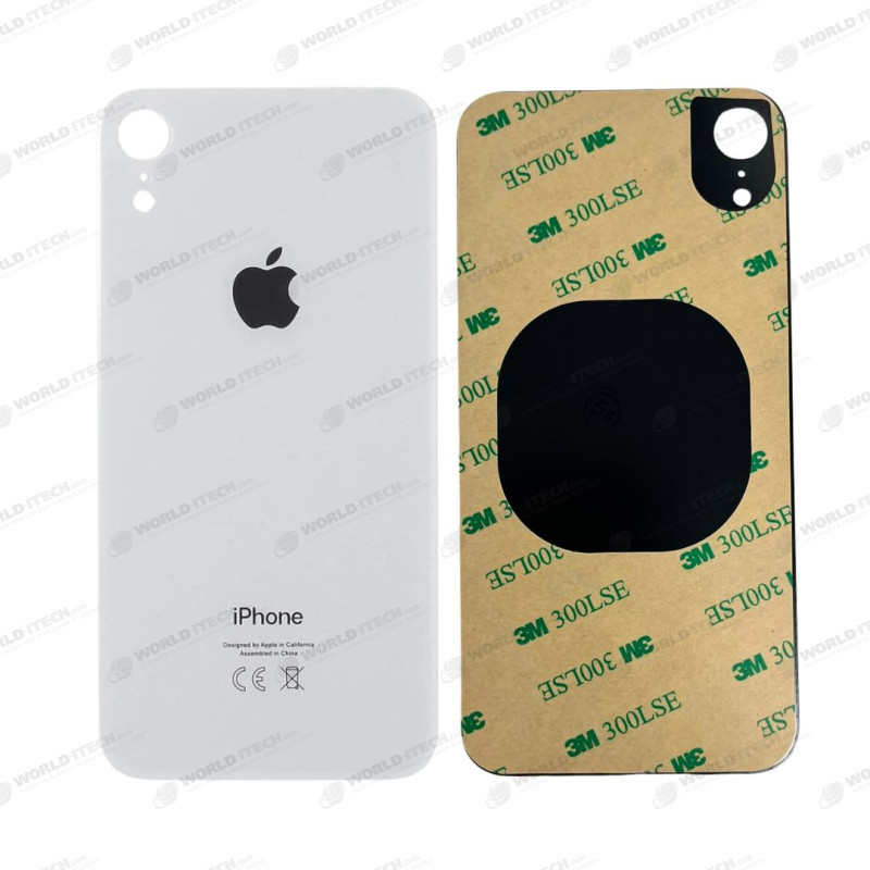 Vitre face arrière avec adhésif iPhone XR qualité origine