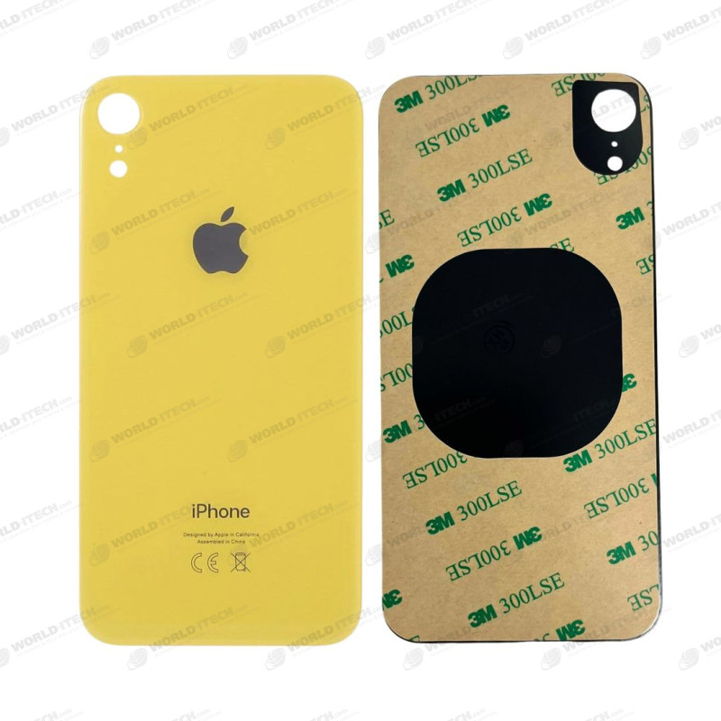 Vitre face arrière avec adhésif iPhone XR qualité origine