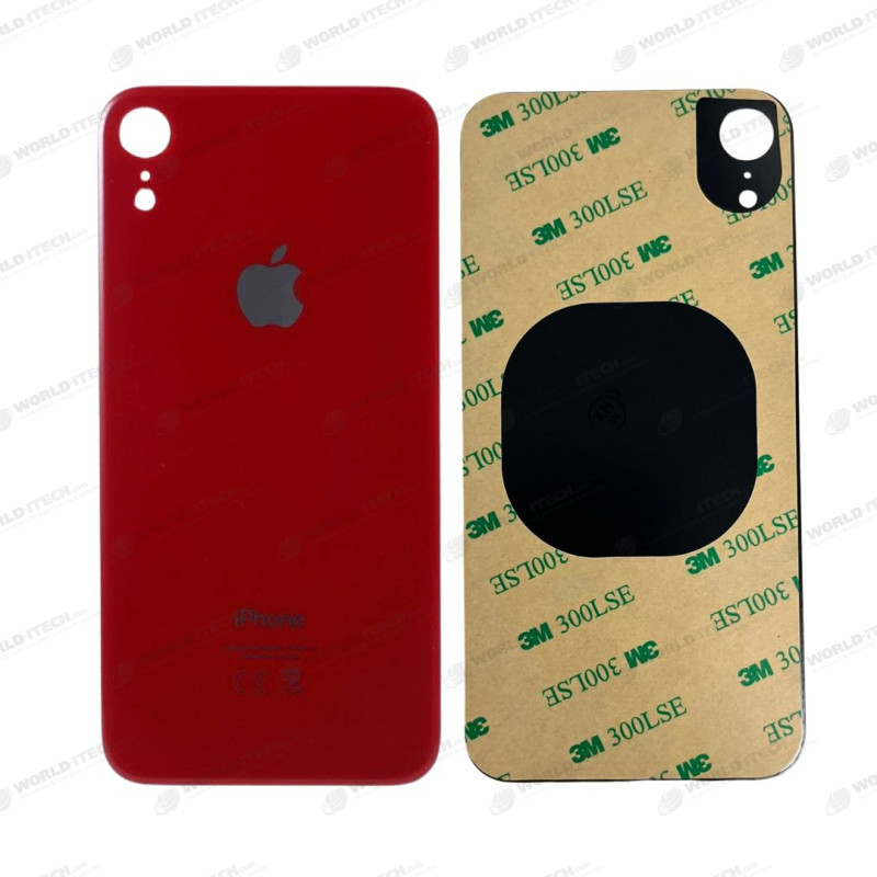 Vitre face arrière avec adhésif iPhone XR qualité origine