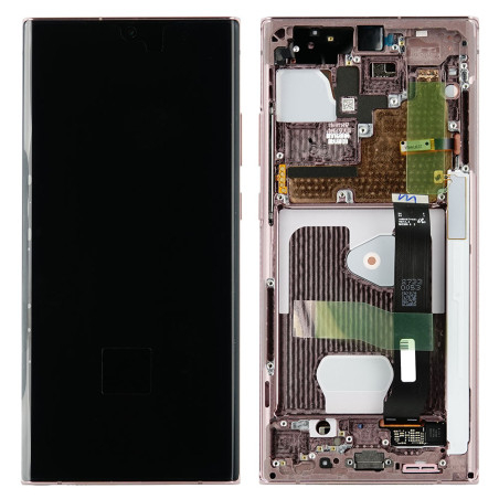 Ecran + chassis bronze OFFICIEL Samsung Note 20 Ultra 5G - Outils OFFERT