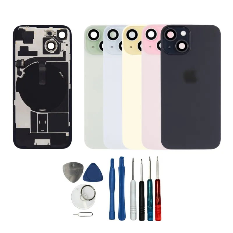 Vitre arrière complète prémontée iPhone 15 Plus