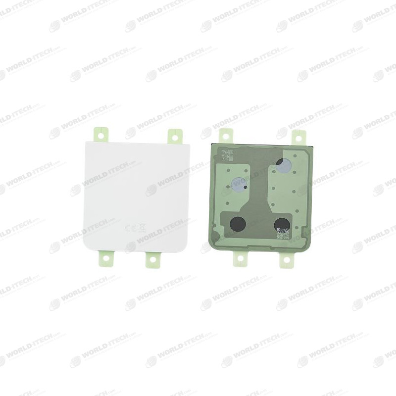 Vitre arrière Samsung Z Flip 6 Blanc OFFICIELLE (F741) GH82-35182F