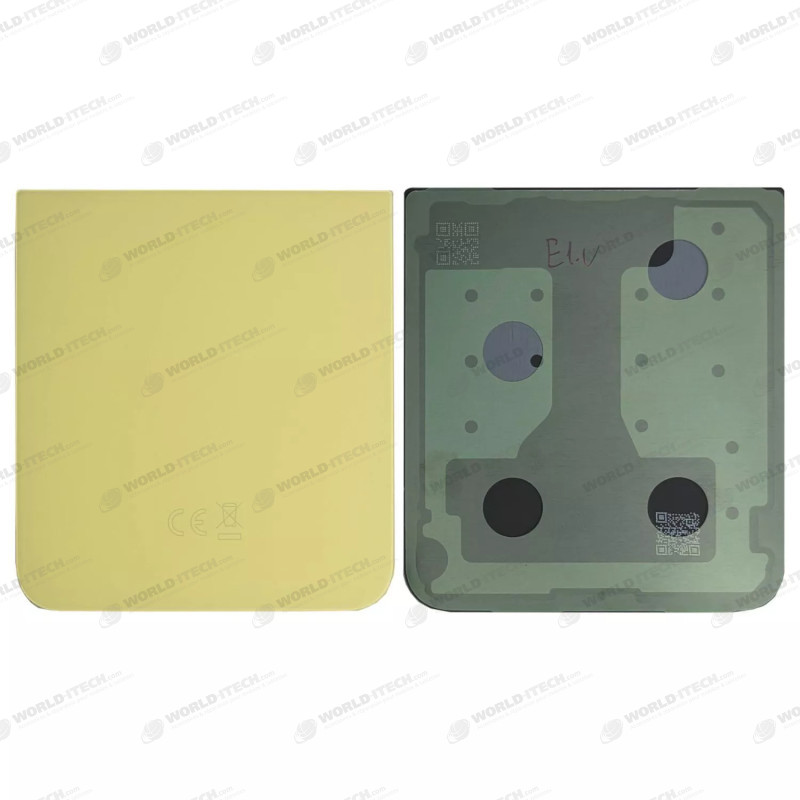 Vitre arrière Samsung Z Flip 6 Jaune OFFICIELLE (F741) GH82-35182B