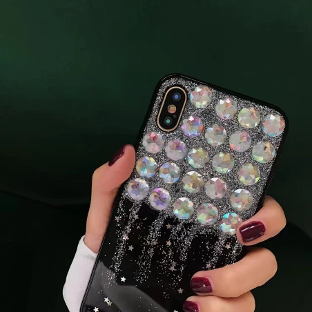 Coque style Diamants et Paillettes iPhone 7 plus 8 plus 5.5