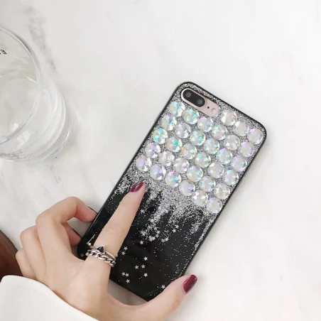 Coque style Diamants et Paillettes iPhone 7 plus 8 plus 5.5