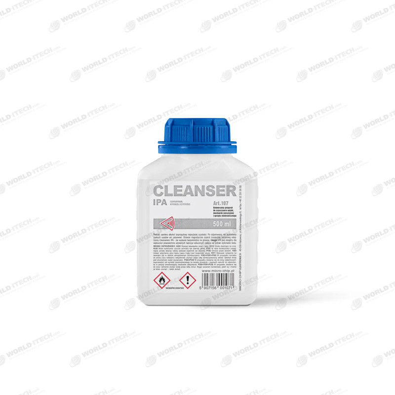 Bidon 500ml iSopropanol désoxydation nettoyage electronique