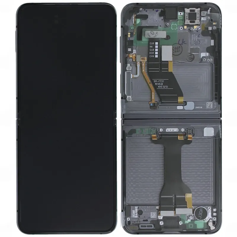 Ecran + chassis Graphite OFFICIEL Samsung Z Flip 5 (F731)