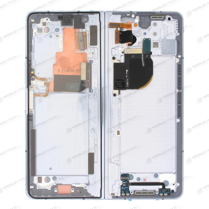 Ecran + chassis Bleu Galcier OFFICIEL Samsung Z Fold 5 (F946)
