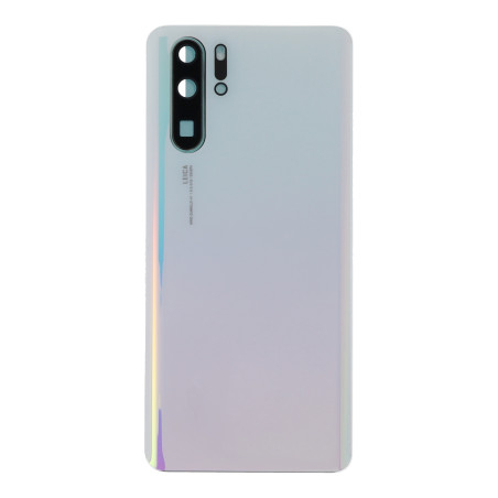 Vitre arrière Blanc Crystal COMPATIBLE Huawei P30 Pro - Kit Outils OFFERT