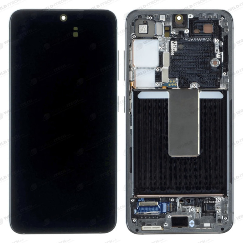 Ecran Samsung S23 Noir COMPATIBLE SM-S911B / SM-S911U