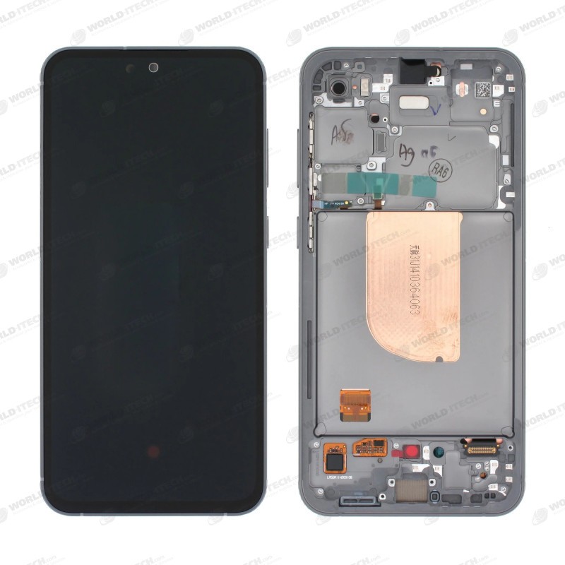 Ecran + Chassis Noir Graphite Samsung S23 FE OFFICIEL SM-S711U version us americaine