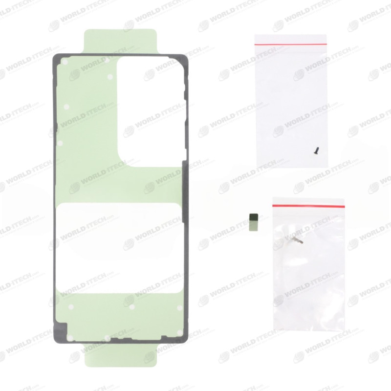 Kit adhésif vitre arrière + visserie OFFICIEL Samsung S25 Ultra S938
