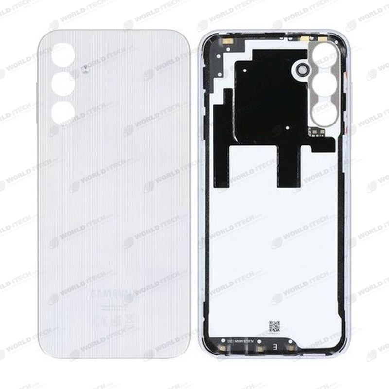 Coque arrière Gris Argent OFFICIELLE Samsung Galaxy A14 4G (A145) GH81-23537A