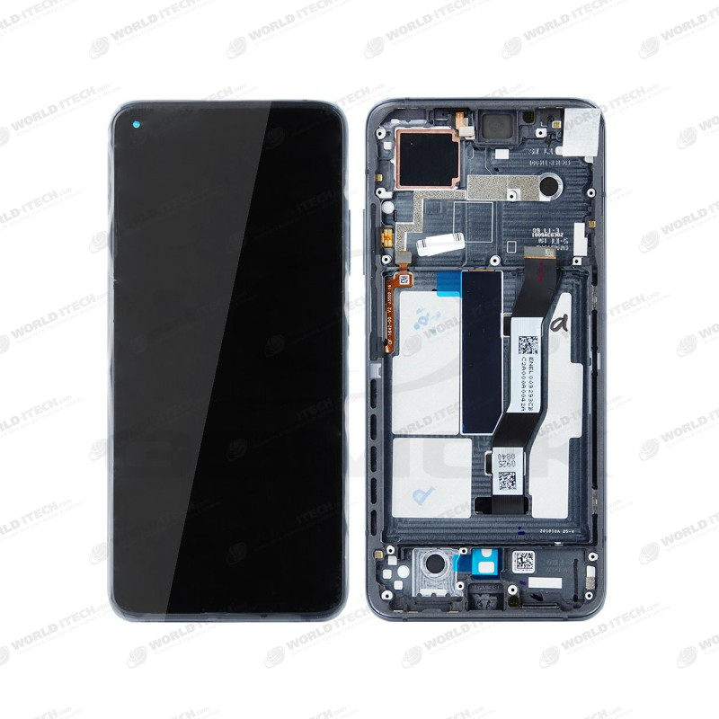 Ecran + chassis noir OFFICIEL Xiaomi Mi 10T Pro / Mi 10T 5600030J3S00 / 56000F0J3S00