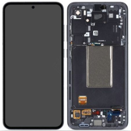 Ecran + Chassis Noir Graphite Samsung S24 FE OFFICIEL S721B GH82-35848A