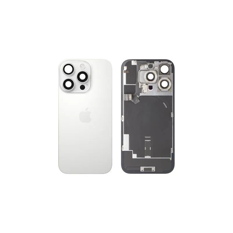 Vitre arrière complète prémontée iPhone 16 Pro Max - Outils Offerts