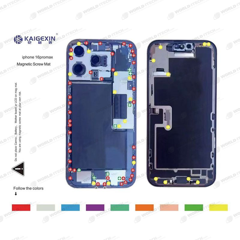 Patron magnétique aimanté guide range vis iPhone 16 Pro Max