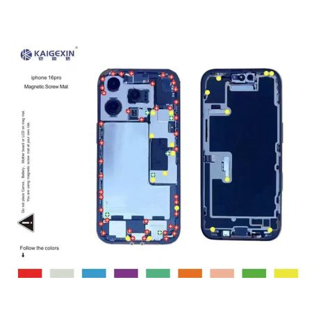 Patron magnétique aimanté guide range vis iPhone 16 Pro