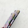 Coque rose silicone souple bande dessinée chat chien iPhone X / XS