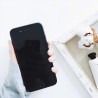 Coque silicone souple rose bleu chat mignon iPhone X / XS