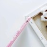 Coque silicone souple rose bleu chat mignon iPhone X / XS