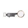 Bouton home complet blanc et or avec nappe  iPhone 7 / 7 Plus / 8 / 8 Plus
