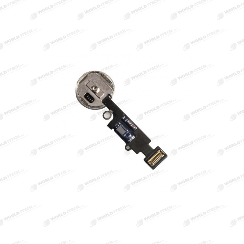 Bouton home complet blanc et or avec nappe  iPhone 7 / 7 Plus / 8 / 8 Plus