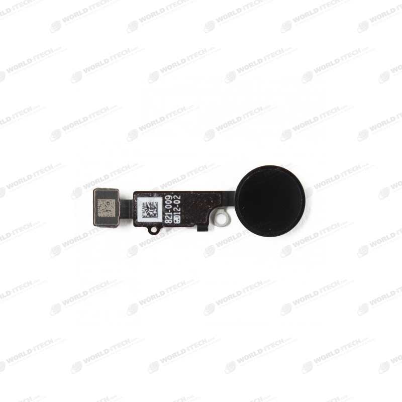 Bouton home complet avec nappe noir iPhone 7 / 7 Plus