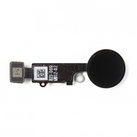 Bouton home complet avec nappe noir iPhone 7 / 7 Plus