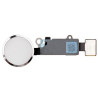 Bouton home complet blanc et argent avec nappe  iPhone 7 / 7 Plus / 8 / 8 Plus