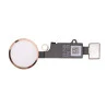 Bouton home complet blanc et or rose avec nappe iPhone 7 / 7 Plus / 8 / 8 Plus