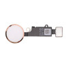 Bouton home complet blanc et or rose avec nappe iPhone 7 / 7 Plus / 8 / 8 Plus