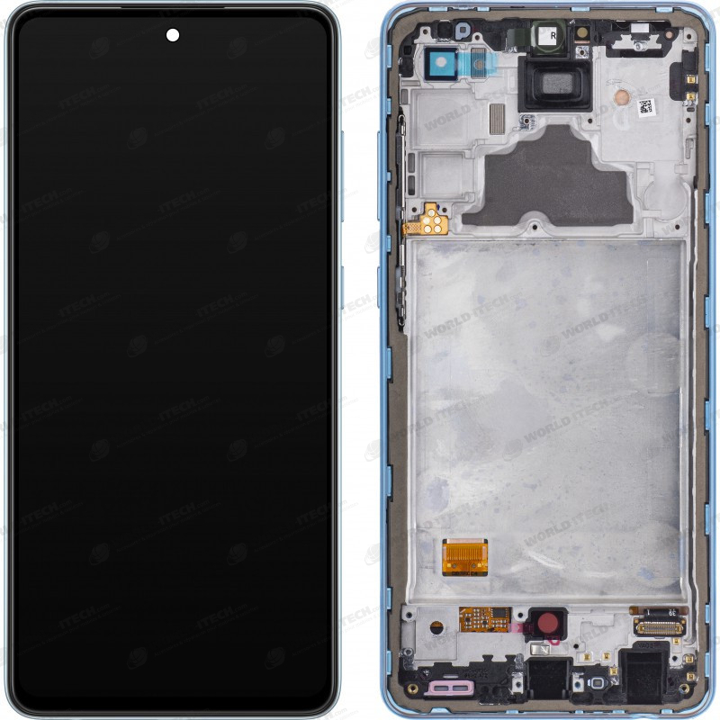 Ecran Bleu OFFICIEL Samsung A72 4G / 5G- Kit Outils OFFERT GH82-25624B / GH82-25541B / GH82-25542B