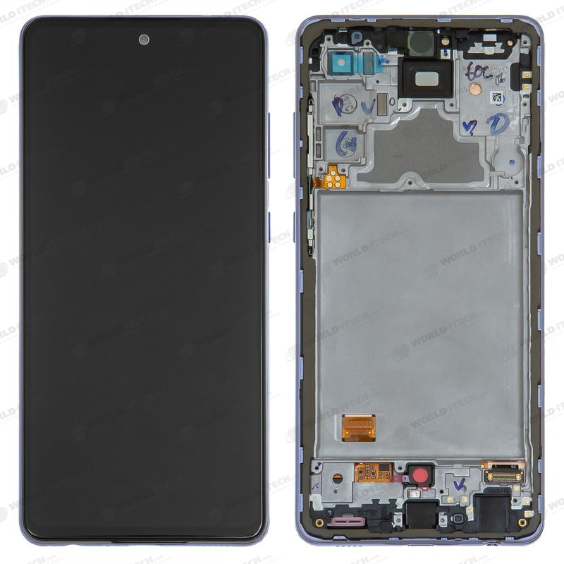 Ecran Violet OFFICIEL Samsung A72 4G / 5G GH82-25624C / GH82-25463C