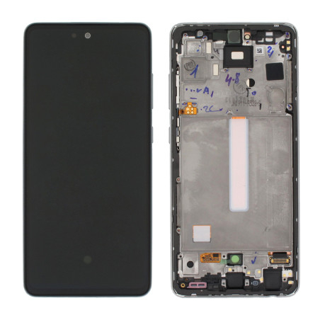 Ecran blanc argent origine OFFICIEL Samsung A52s 5G GH82-26861D / GH82-26863D SM-A528B